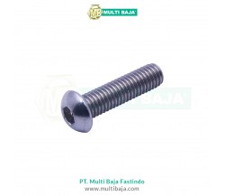 Stainless Steel : SUS 304 Button Head L Socket Screw ISO7380